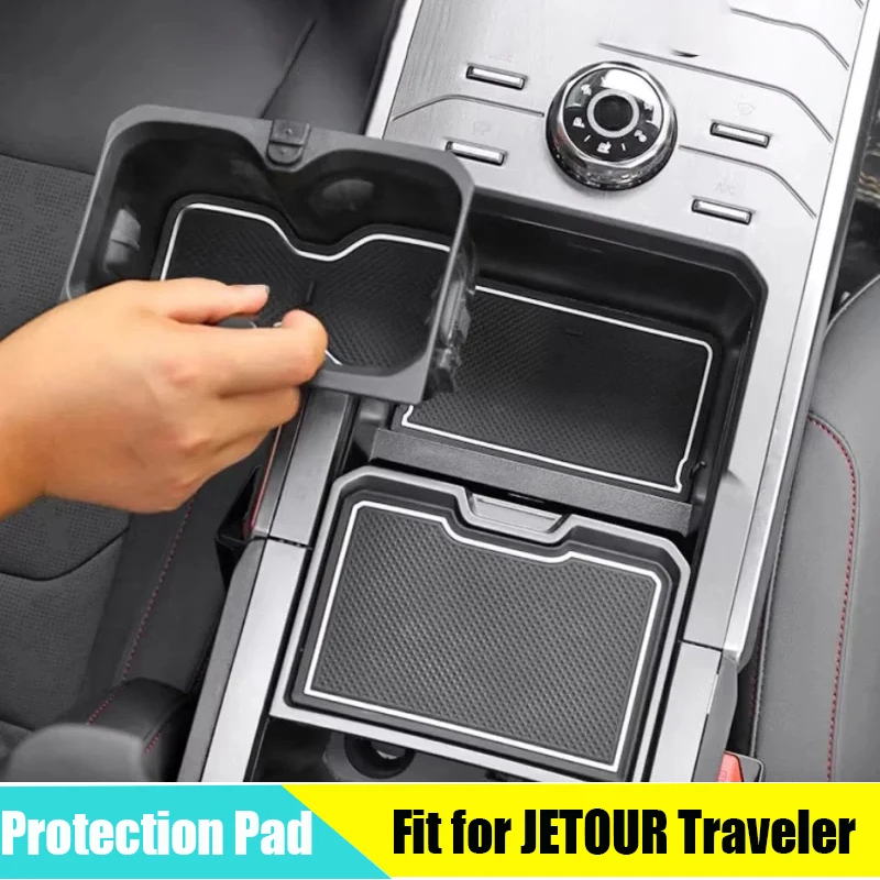 

Автомобильный интерьер пылезащитный слот для двери защитный коврик подходит для Chery JETOUR Traveler T2 2023 2024 Автомобильная противоскользящая подставка для воды