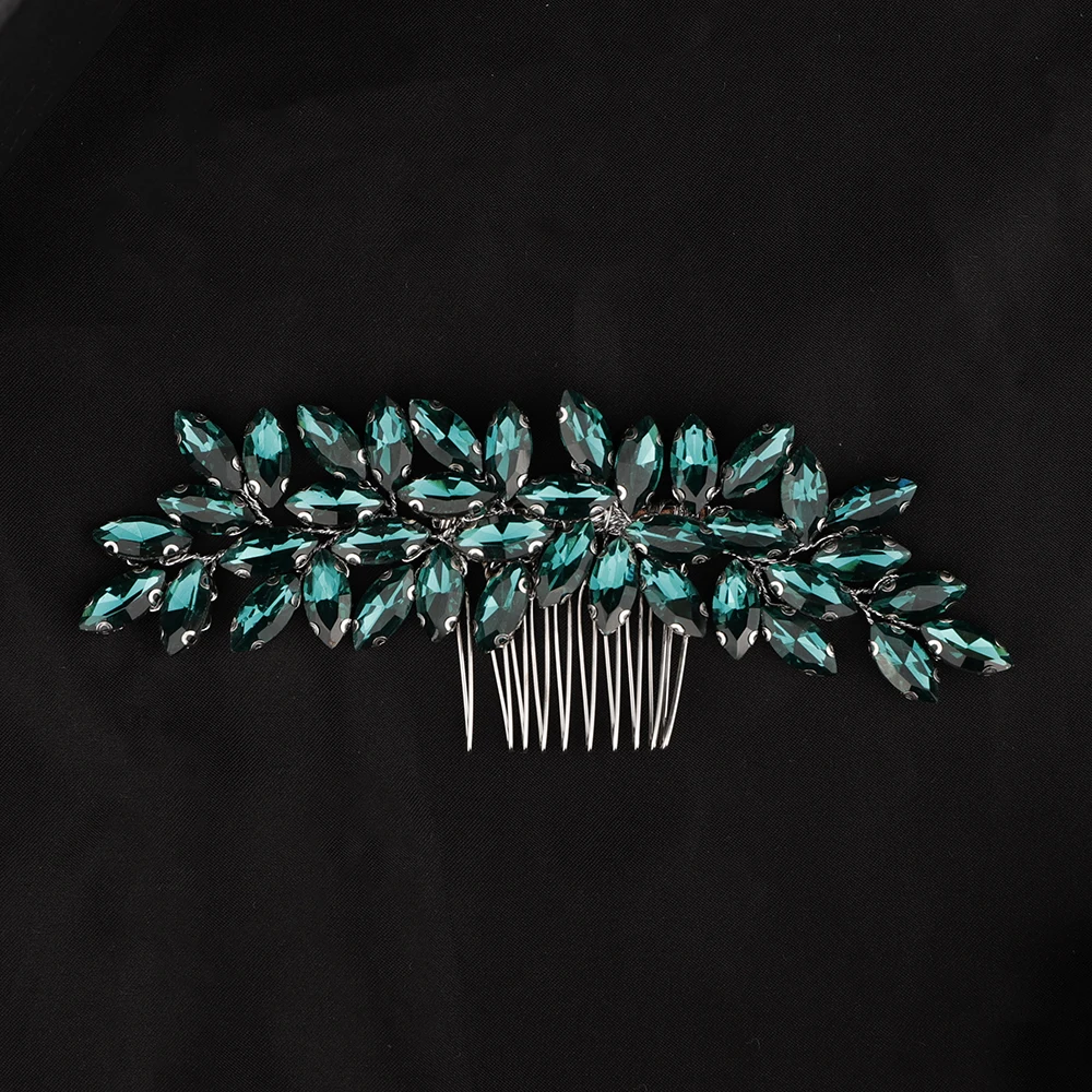 Silver peacock green