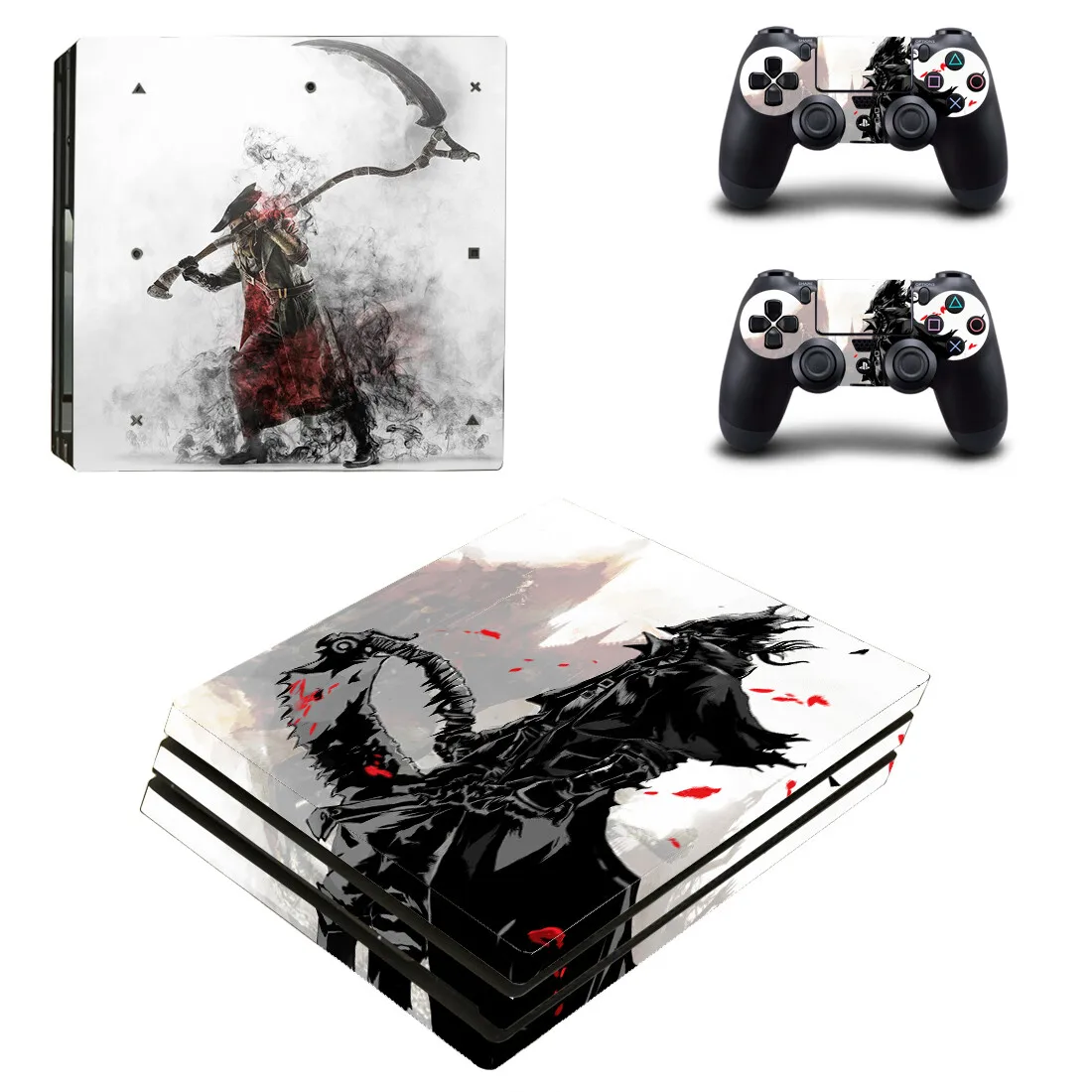 Game Bloodborne Ps4 Pro Skin Sticker Decalcomania Cover Protector Per Console E Controller Skin Vinyl