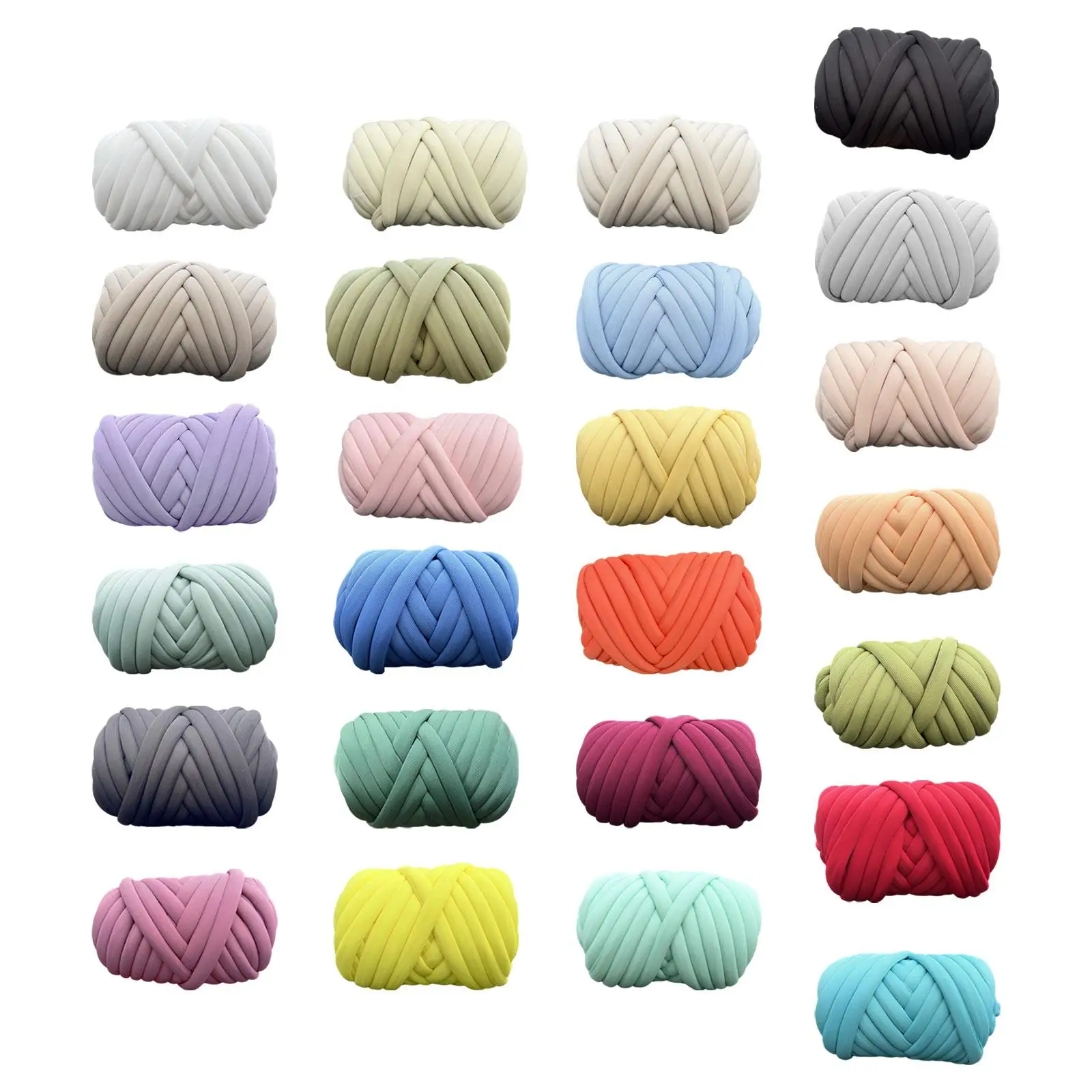 Chunky Yarn 500G Crocheting Bulky Chunky Yarn for Baskets Rug Making Throw 2