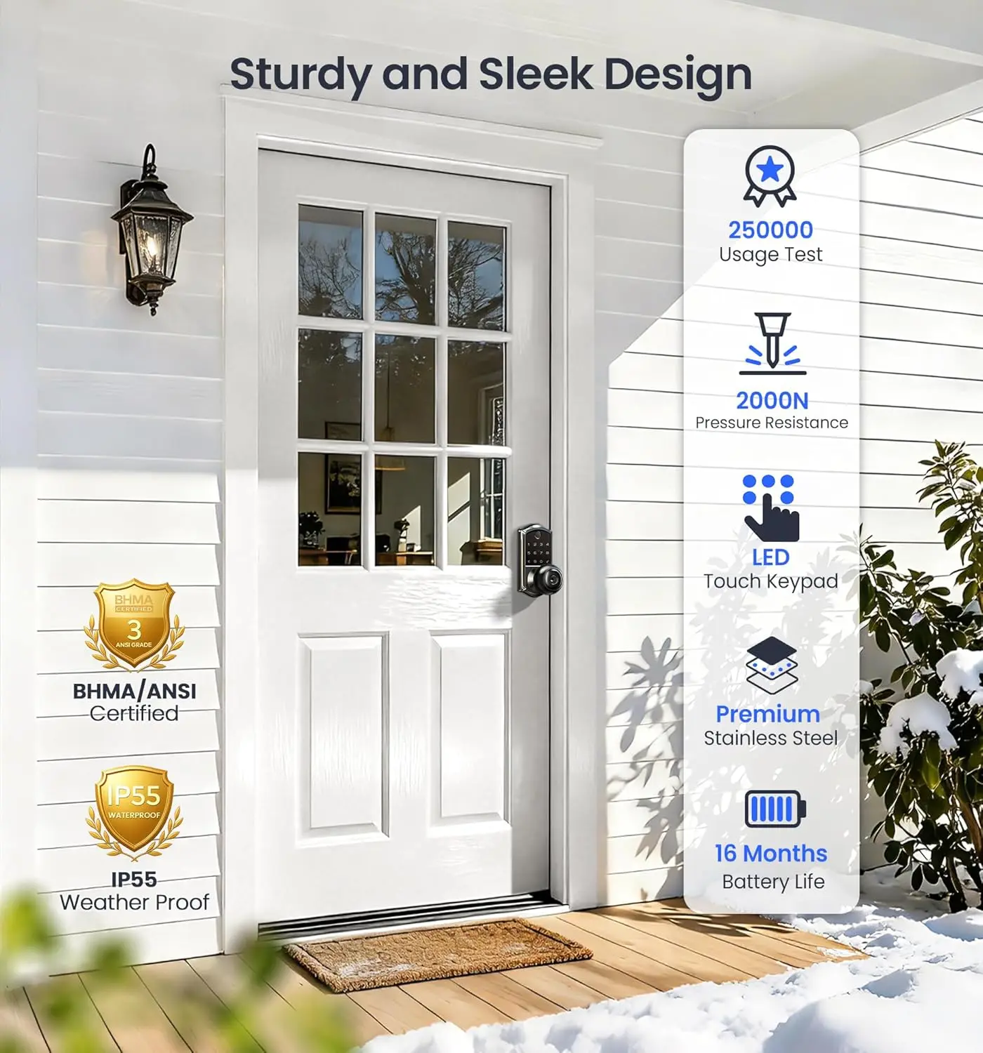 Pantalla con múltiples métodos de desbloqueo