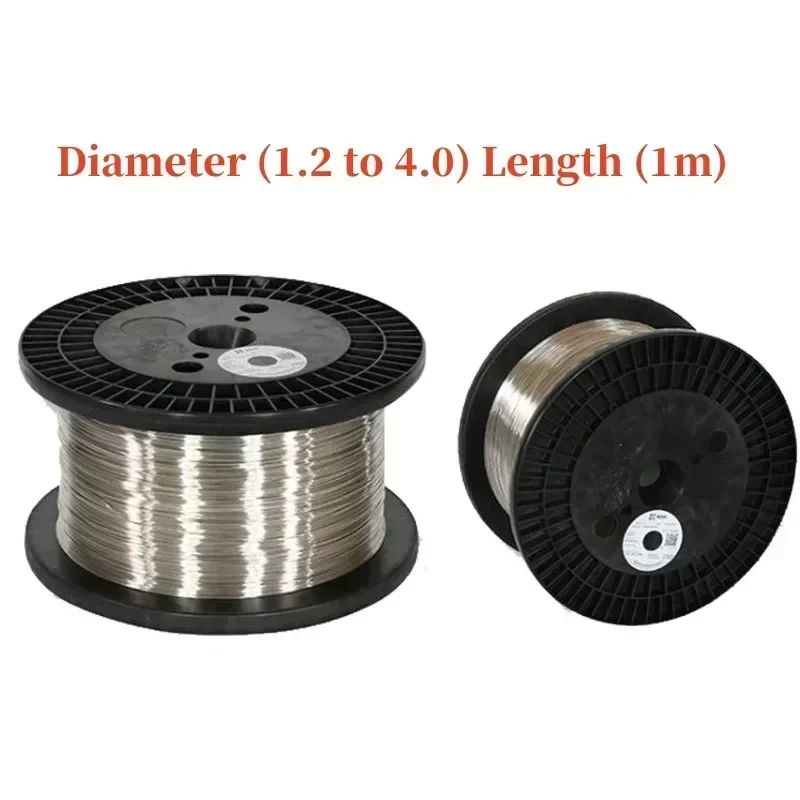 High Purity and Precision N4 N6 Nickel Wire Diameter 1.2-4.0mm 1m Length-Direct Manufacturers Supply