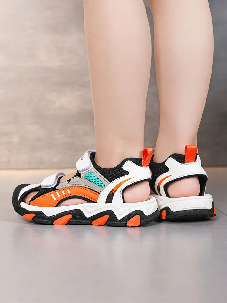 Description Picture 6 of itemBreathable Sport Sandals Summer Sandals for Boys Girls Casual Beach Shoe Comfortable Soft Sole Kids Shoes Fashion Non-slip Shoes