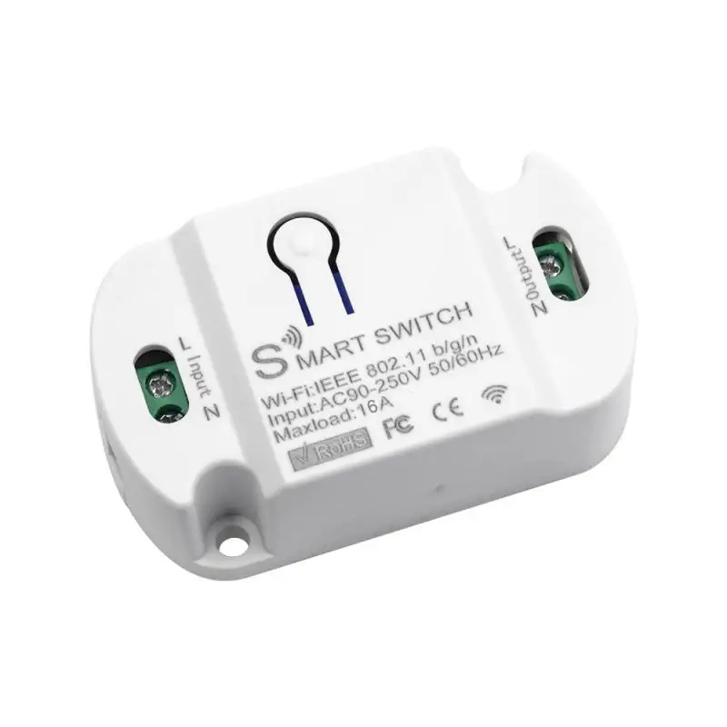 Tuya DIY WiFi Smart Light Switch Universal Breaker Timer Voice Control Via Alexa Google Home Smart Life APP Wireless Control New 
