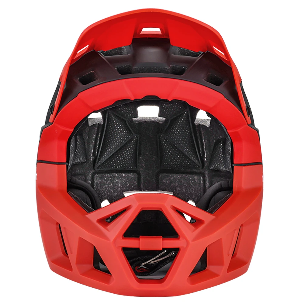Integraler Mountainbike-Helm für Erwachsene, Racing-Downhill-MTB-Helm für Herren/Damen, Mountainbike-Helm mit Visier über 31 Belüftungsöffnungen – Detail 29