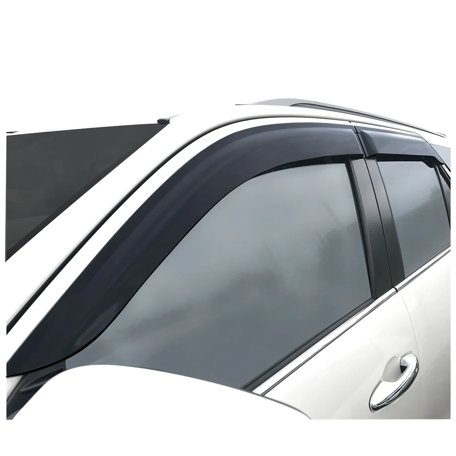 Car Window Visor Car Window Deflectors Weathershield Sun Rain Guard Window Visor For Toyota Fortuner 2015