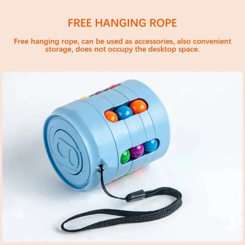 Fidget Toys Puzzle Toys Anti Stress Toys Puzzle Cube Magic Puzzle Cube Mini Fingertip Toy Kids Educational Toys Magic Rotating Beans Puzzle Cube Game Kids Adult Fingertips Fidget Decompression Game Montessori Educational Toys Children Gift