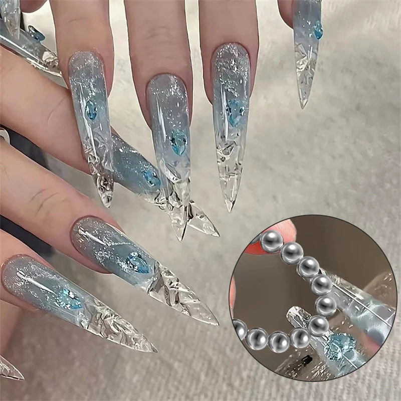 Nail Magnet Beads Cat Eye Gel Polish Magnetic Tools 40Pcs magnetic nail art tools cat eye nail tool magnetic nail tools magnetic nail pen