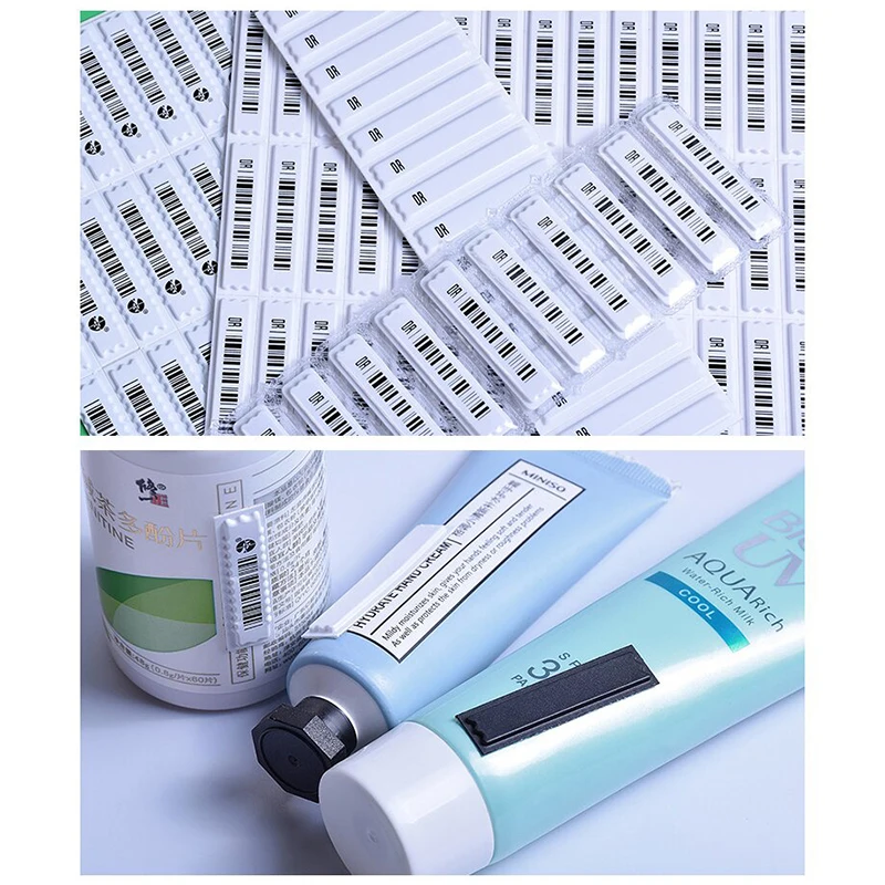 Acoustomagnetic Anti-theft Label 108Pcs Clothes Marks Security Tags Sticker Heat Sensitive Plastic