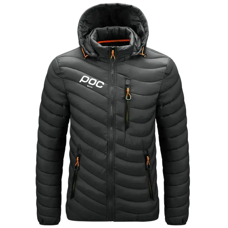 Men's Winter Thermal Jacket Moto Poc Cycling Hooded Warm Coat Outdoor Windbreaker Mountain Bike Cothing MTB Bicycle Down Jackets cycling jacket cycling clothes
