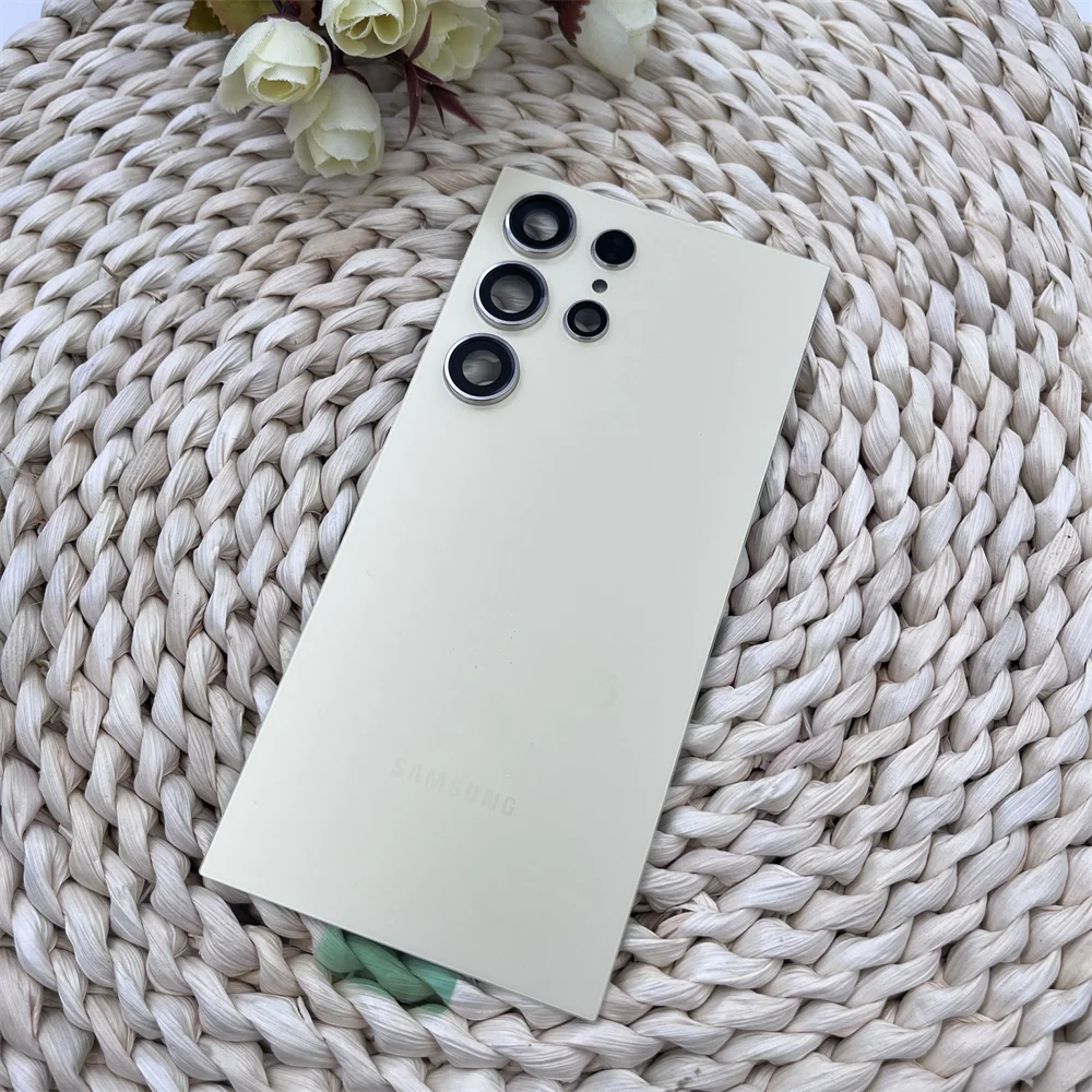 Premium 3D Glass Back Cover with Camera Lens and Adhesive