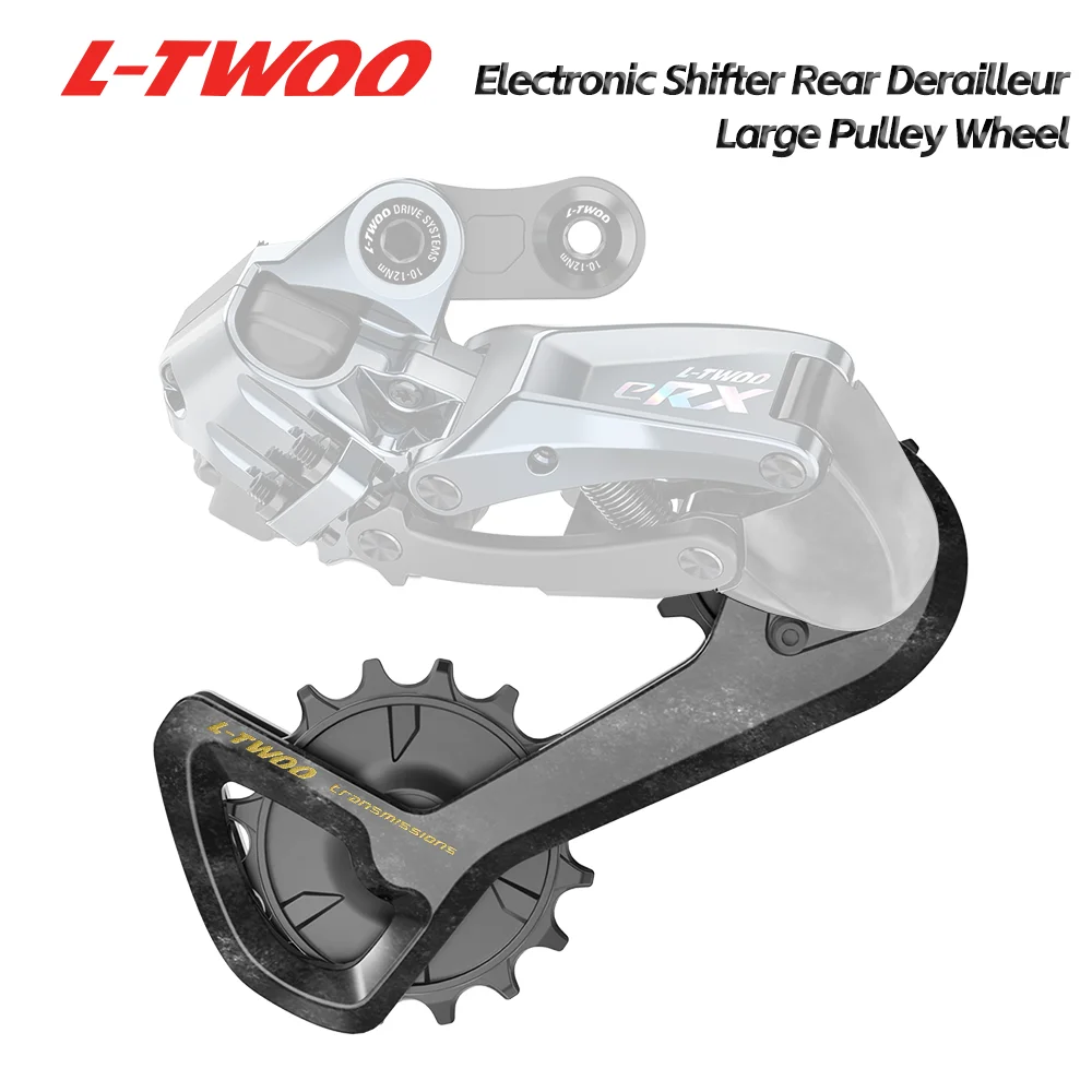 L-TWOO eRX eR9 eR7 Ceramic Bearing Carbon Fiber Jockey Pulley Wheel Set