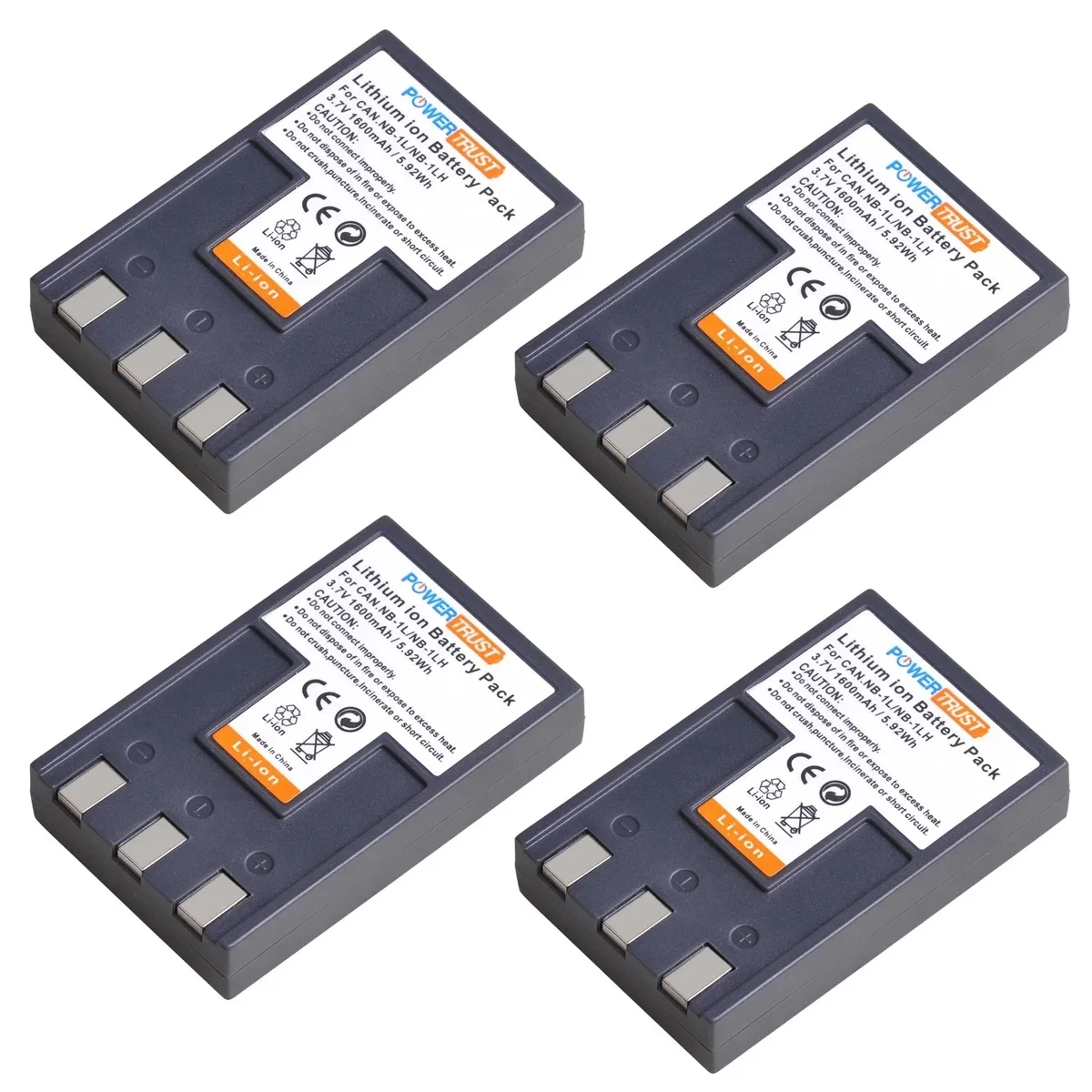 Nb-1Lh Batteria Per Fotocamera Bateria Nb-1L Per Canon Powershot S200, S100, S110, S300, S400, S410, S500, S530, Ixus 300, Ixy 200A