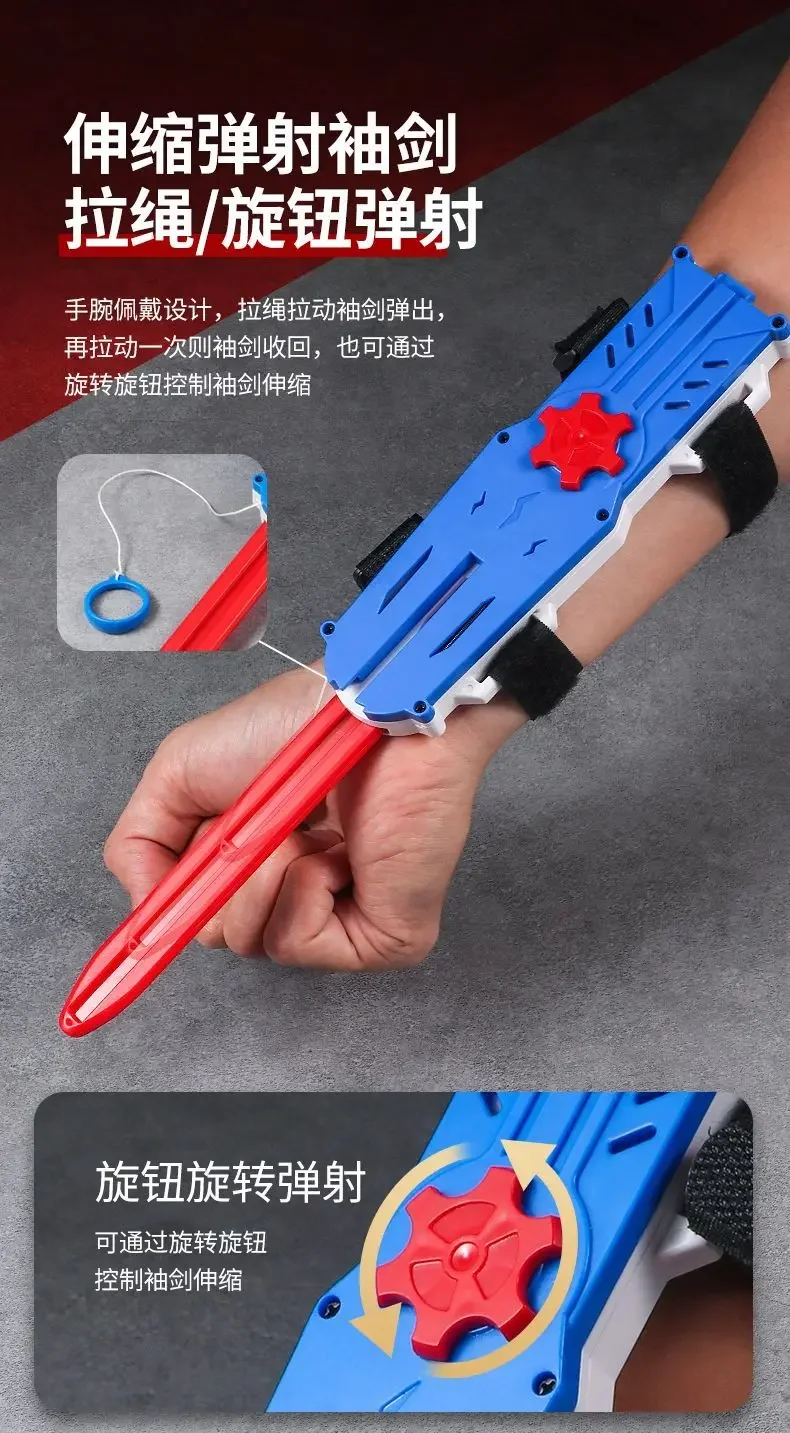 Sleeve Arrow 2.0 Assassin's Creed Radish Sleeve Ejection Recycling Uncompression Toy Retractable Children's Gifts 3