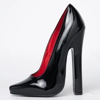 Jialuowei New Style Bold 6 Inch High Heel Fetish Pump Drag Queen Unsiex Shoes Size 5 To 15 - Image 2