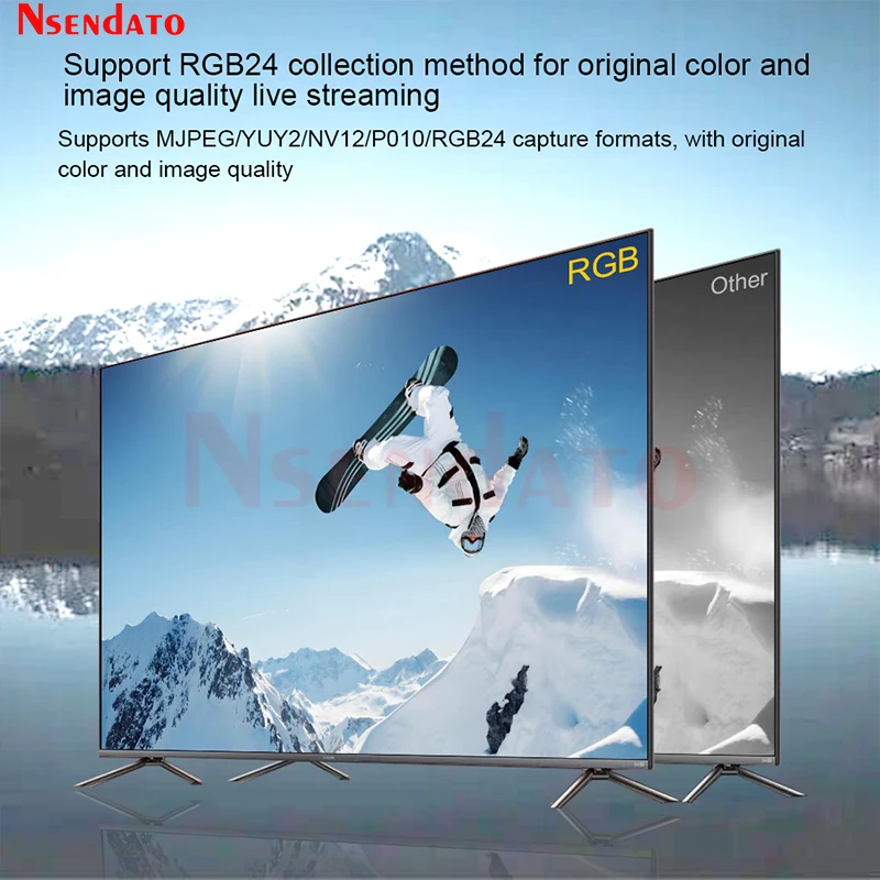 Ezcap404 4K 60Hz HDMI Video Capture Card for Camera Live Streaming 1080p240 HDMI USB 3.2 DP1.4 Game Video Recorder For PS5 xBox