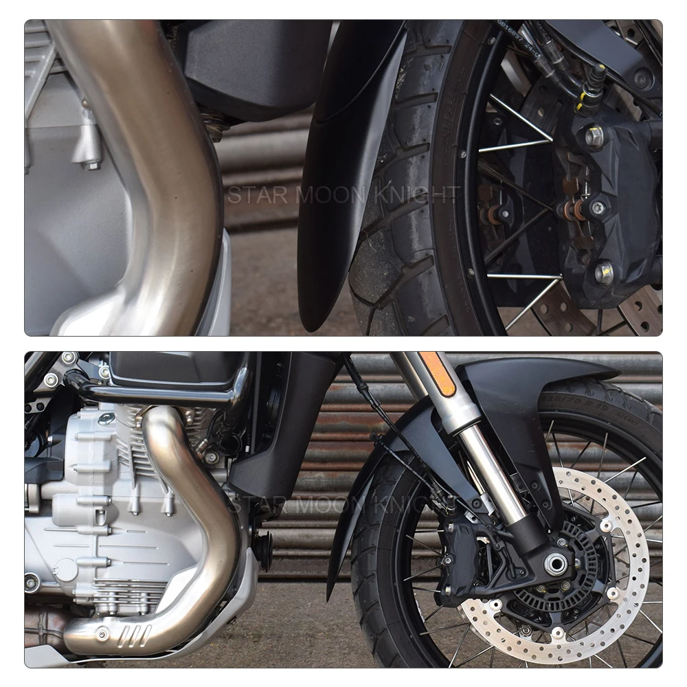 Motorcycle Front Fender Extension Enhancer - Lengthened Mudguard Accessory
