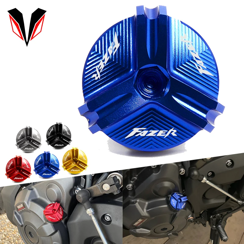 Universale Per Yamaha Fazer Fz6 Fz6R Fz-1 Fz8 Fz-6 Fz 750 1000 Tappo Di Riempimento Olio Motore Moto Coperchio Tappo Filtro Olio Accessori