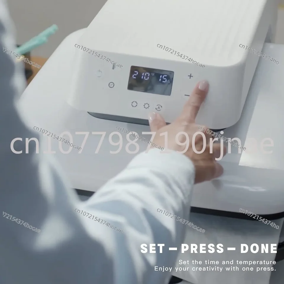 Htvront-Tシャツ用プロフェッショナル自動熱プレス機,15x15,自動