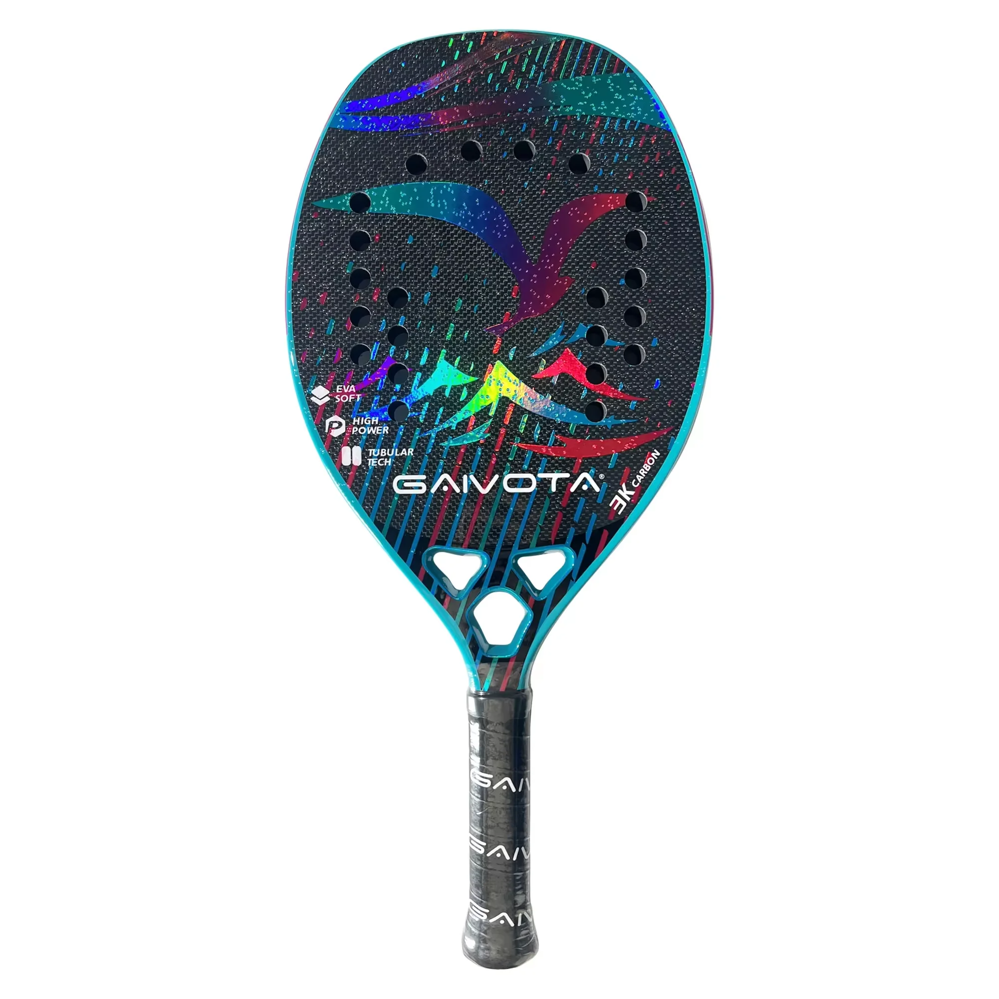 Tennis Racket GAIVOTA Beach Tennis Racket Carbon 3K Outdoor Sports Service Junior Senior Athlete+Package