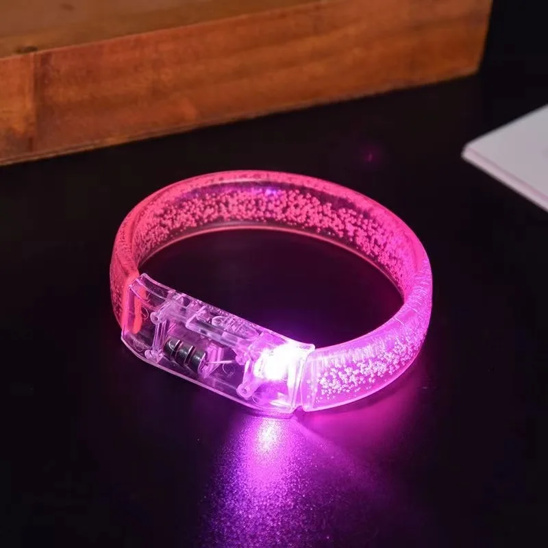 Light Bracelet Concert Support Atmosphere Props Bar Bungee Disco KTV Flash  Bracelet Fluorescent LED Night Run