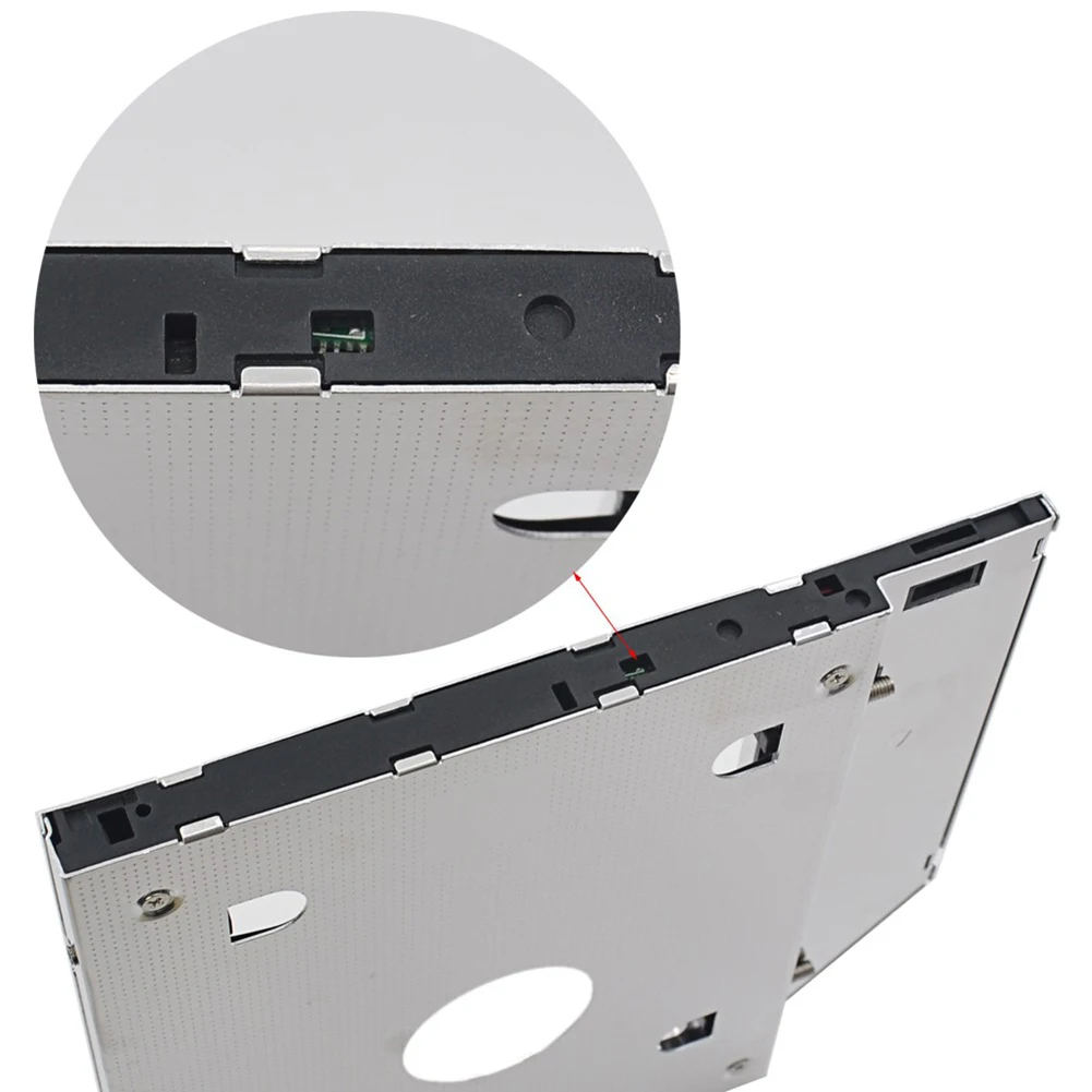 Ʈ CD DVD-ROM Optibay  ° SSD HDD ϵ ̺ ĳ  Ʈ, ˷̴ öƽ SATA 3.0, 9.5mm, 12.7mm