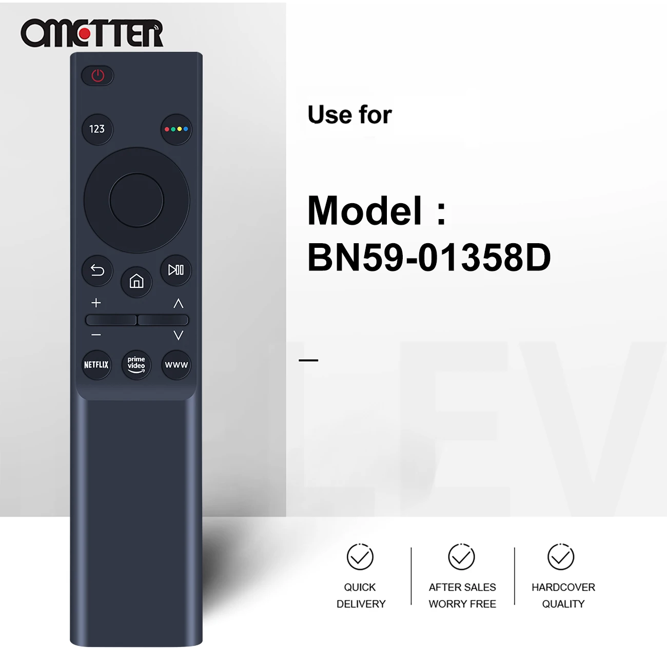Original Bn5901358d Bn59-01357a para Samsung 2023 Smart tv Controle Remoto Ue43au7100u Ue43au7500u Ue50au7100u Qn85q70aagxzs Novo - Image 3