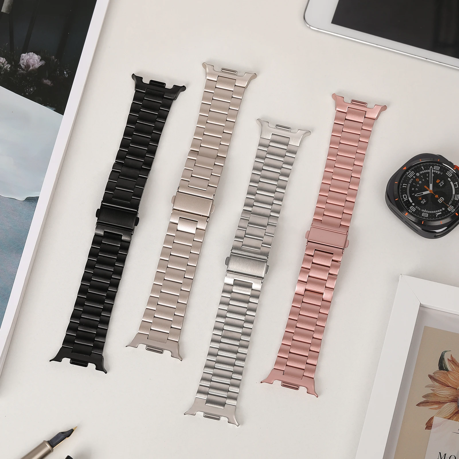 Enhanced Stainless Steel Metal Bracelet