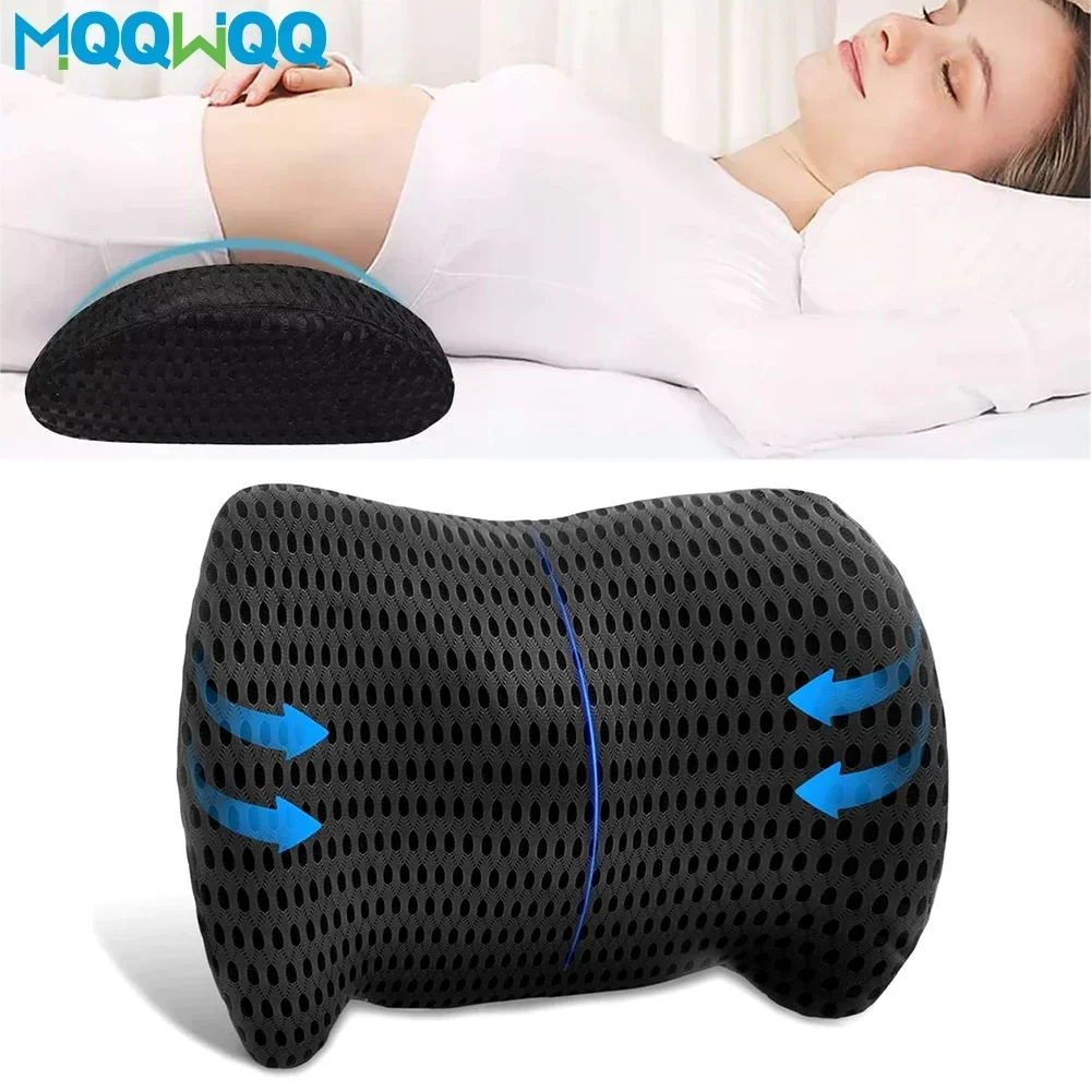 Memory Foam Lumbar Support Pillow for Office Chair Backrest and Car Seat, Improve Sitting Posture, Relieve Back and Lumbar Pain high quality durable sitting posture correction back support office seat sofa cushion
