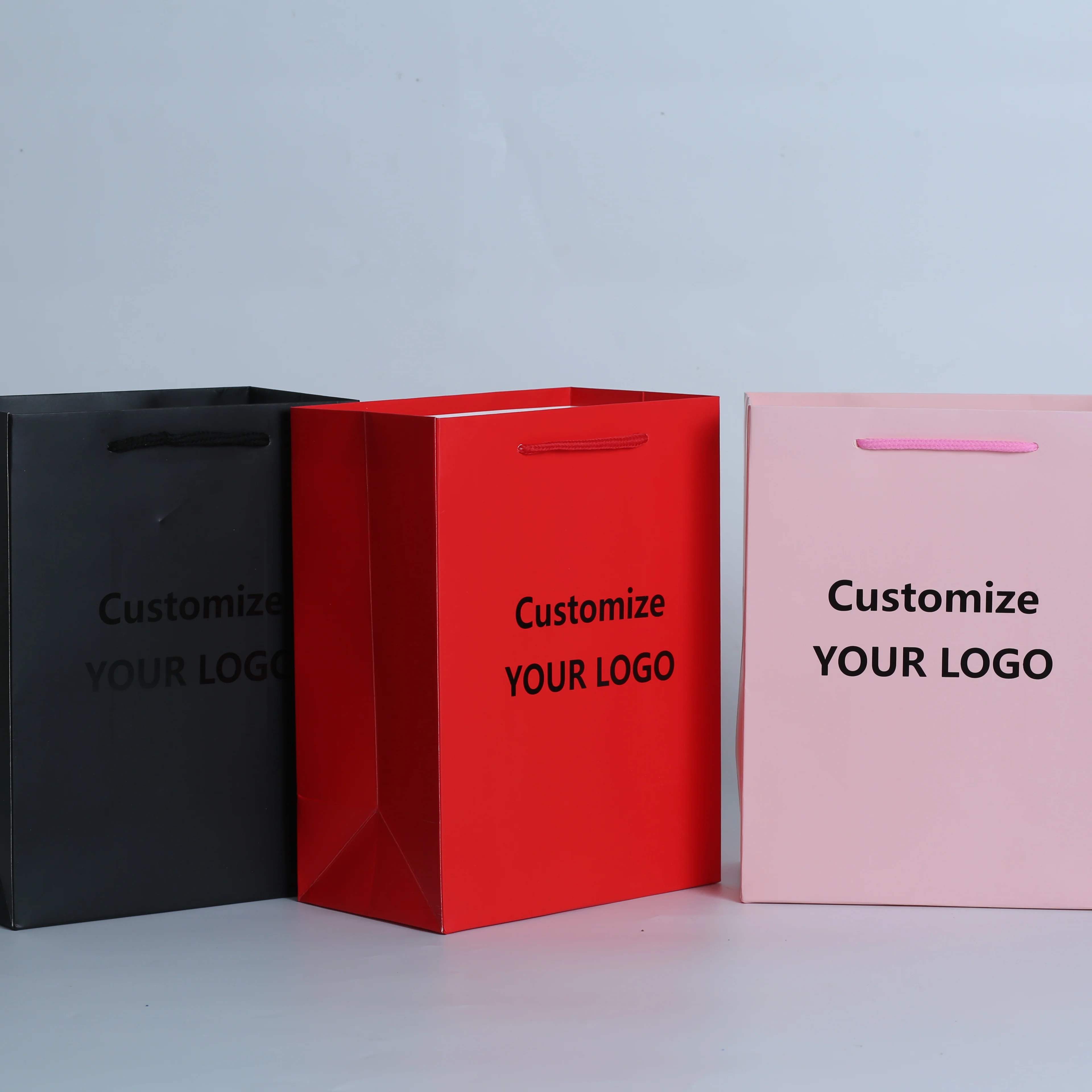 20pcs Custom Logo Kraft Paper Bag Gift Wrapping Bags Recyclable Paper Shopping Packagin... - SKU KPB01942 - UGI Packaging