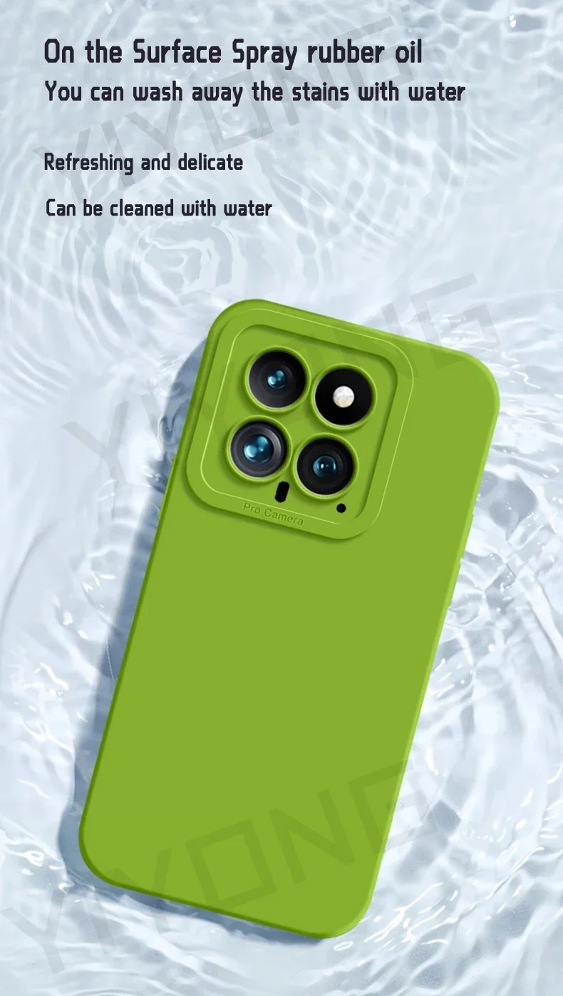 Für Xiaomi15 Hülle YIYONG Original Flüssigsilikon Softcover für Xiaomi 15 17 Mi 14 Xiomi Mi14 Mi15 Mi17 Xiaomi17 5G Handyhüllen – Detail 10