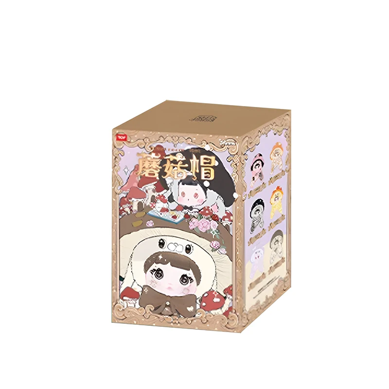 Nommi 400% Mushroom Hat Series Blind Box Cute 400% Nommi V2 Bunny