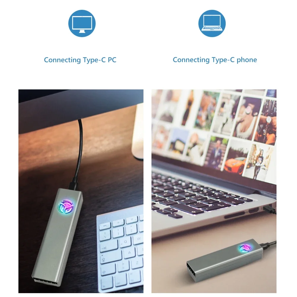 M.2 NVMe  ϵ ̺ Ŭ,   SSD, HDD ϵ ũ ڽ, 10Gbps USB3.1 C Ÿ, 2230, 2242, 2260/2280 SSD