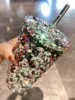 500ml Big Bling Rhinestone Sparkle DIY Handmade Stainless Steel Luxury Car Cup with Straw 3