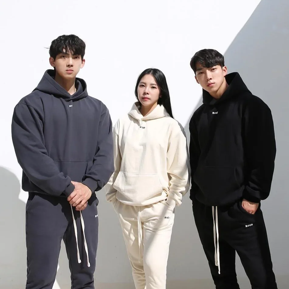 Trendy Loose-Fit Men's Sports Sweatshirt Hooded Training Clothes For Running And Fitness Jacket Top Elegant Brand Casual Wear