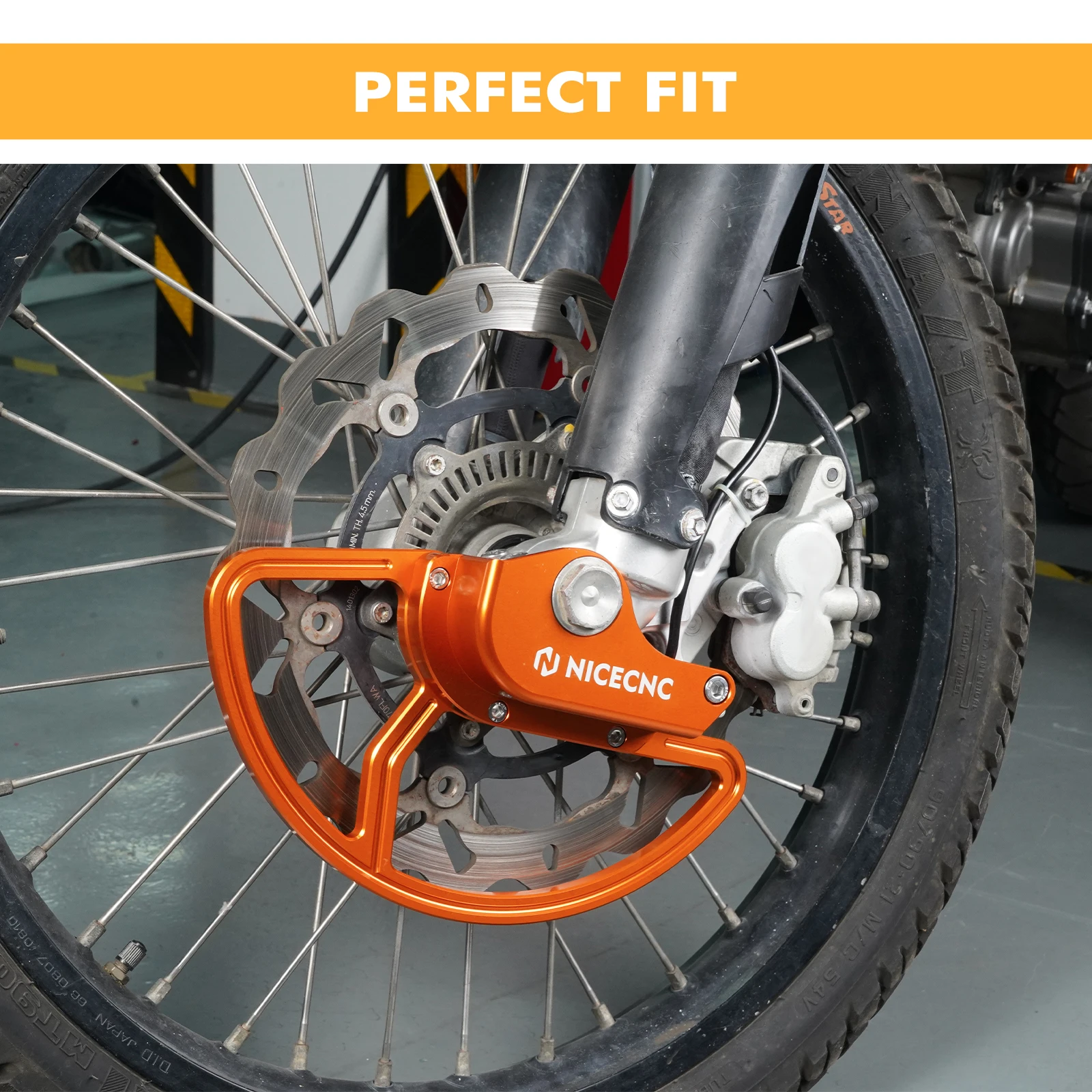 Für KTM 690 Enduro R 2014-2025 2024 Vorderer und Hinterer Bremsscheibenschutz Für Husqvarna 701 Enduro 2016 2017 -2025 GasGas 700 ES 2022-2025 – Detail 4