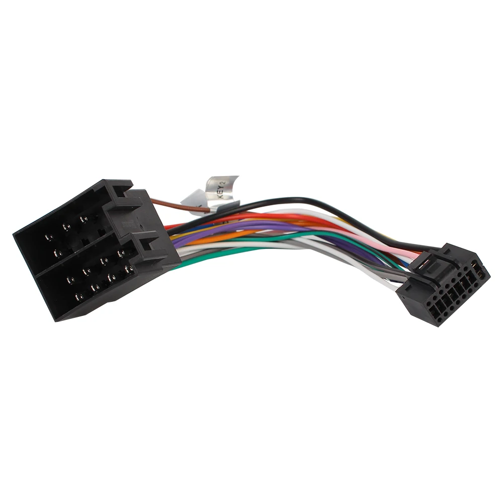 16 Pin Plug Adapter for ALPINE Stereo 2Din Car DVD Player Audio ISO Cable Connector Converter
