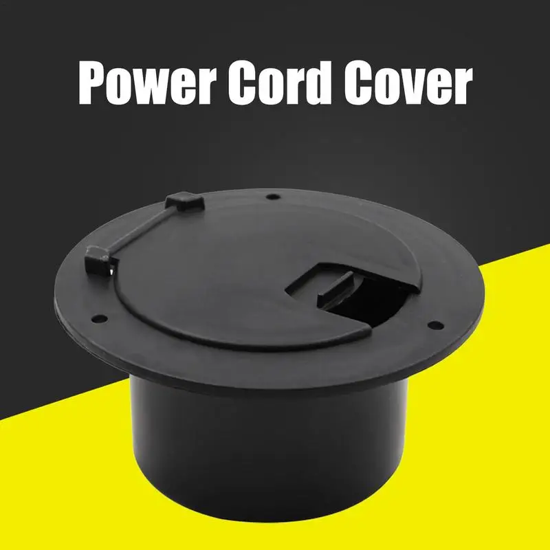 Round Electrical Cable Hatch Anti-UV Durable 5.2 Inch Diameter Hole Up Cover