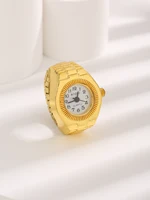 Mini montre Vintage avec bague ronde et créative, à Quartz, à la mode, pour Couple, accessoires 5