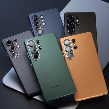 Custodia Protettiva in Pelle di Lusso Originale per Samsung Galaxy S25 Ultra S25 Plus S25 Ultra S25 EDGE - Cover Posteriore Protettiva per Telefono