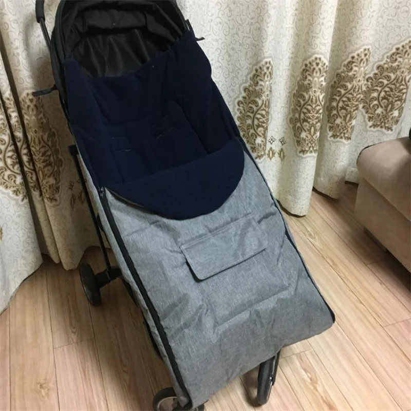 

Thickened Baby Stroller Sleeping Bag Autumn and Winter Windproof Wrap Warm Booties Baby Car Footmuff Children's Cotton Cushion U