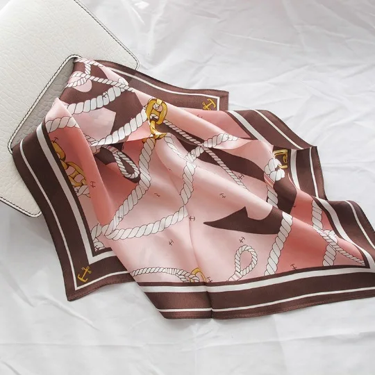 1Pcs 100% Mulberry Silk Women Square Scarves Wrap Kerchief Mulberry Fashion Silk Scarf Luxury High Quality Headband Hijab Shawls