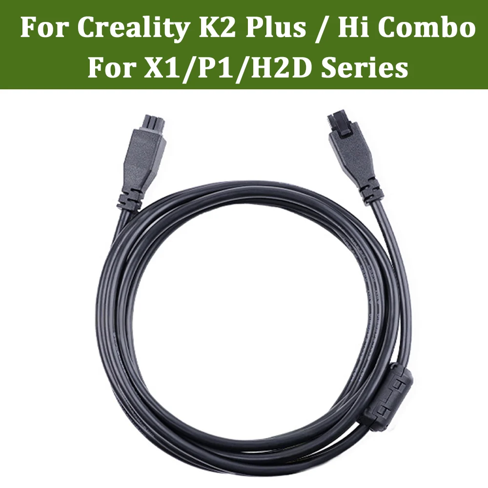 Creality Help Line For Creality CFS 1M 2M 6-pin Extension Bus Cable For Creality K2 Plus ...
