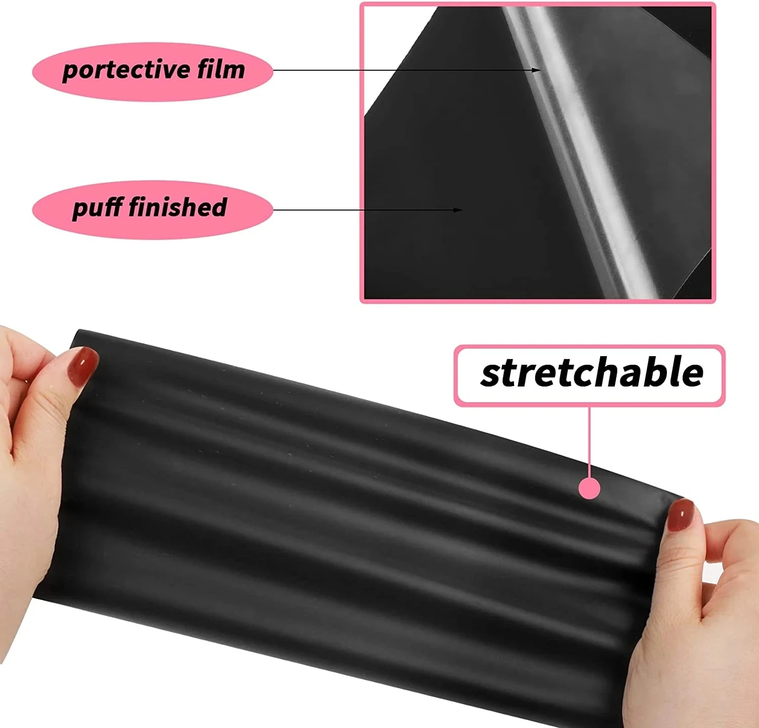 3D Puff Heat Transfer Vinyl Roll for DIY Custom T-Shirts – Easy Cut & Weed