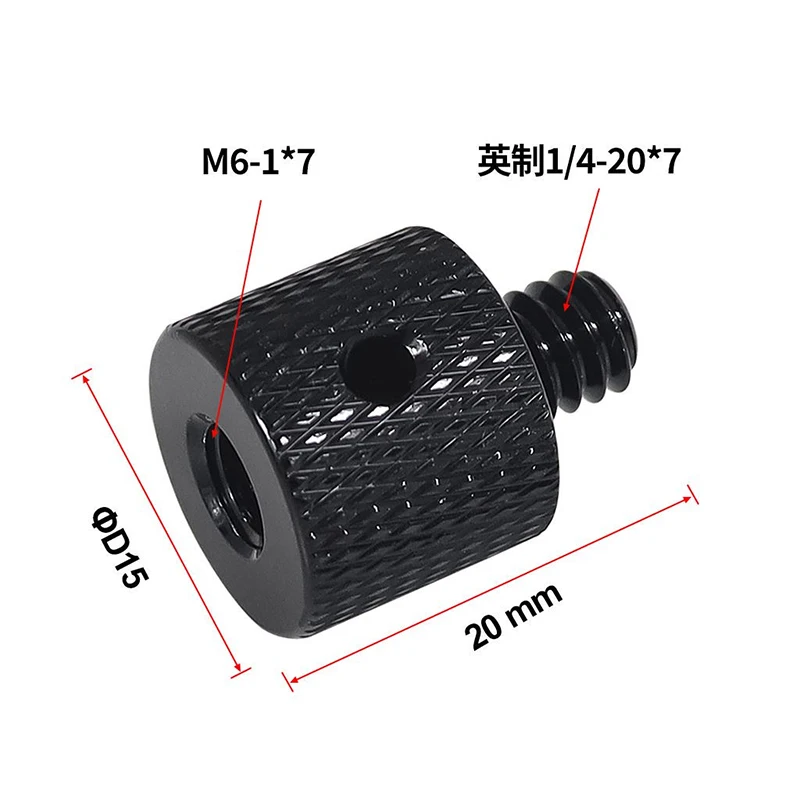 1x Reinforced Camera Conversion Screw Adapter 1/4 to 3/8 M4 M5 M6 M8 M10 Male Fe