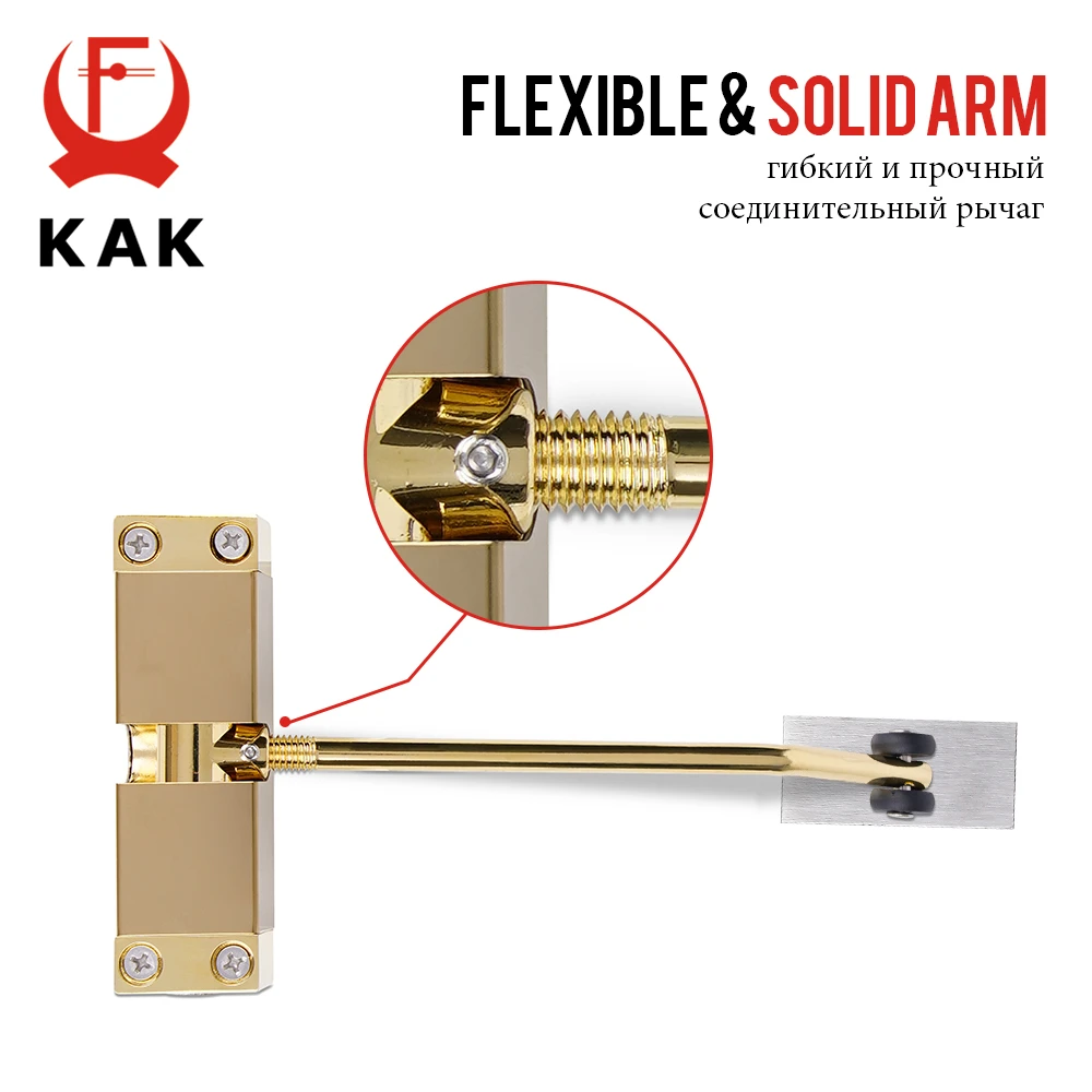 Door Closer Stainless Steel Automatic Spring Door Closer Door Closing Device Can Adjust Closing Device Furniture Hardware