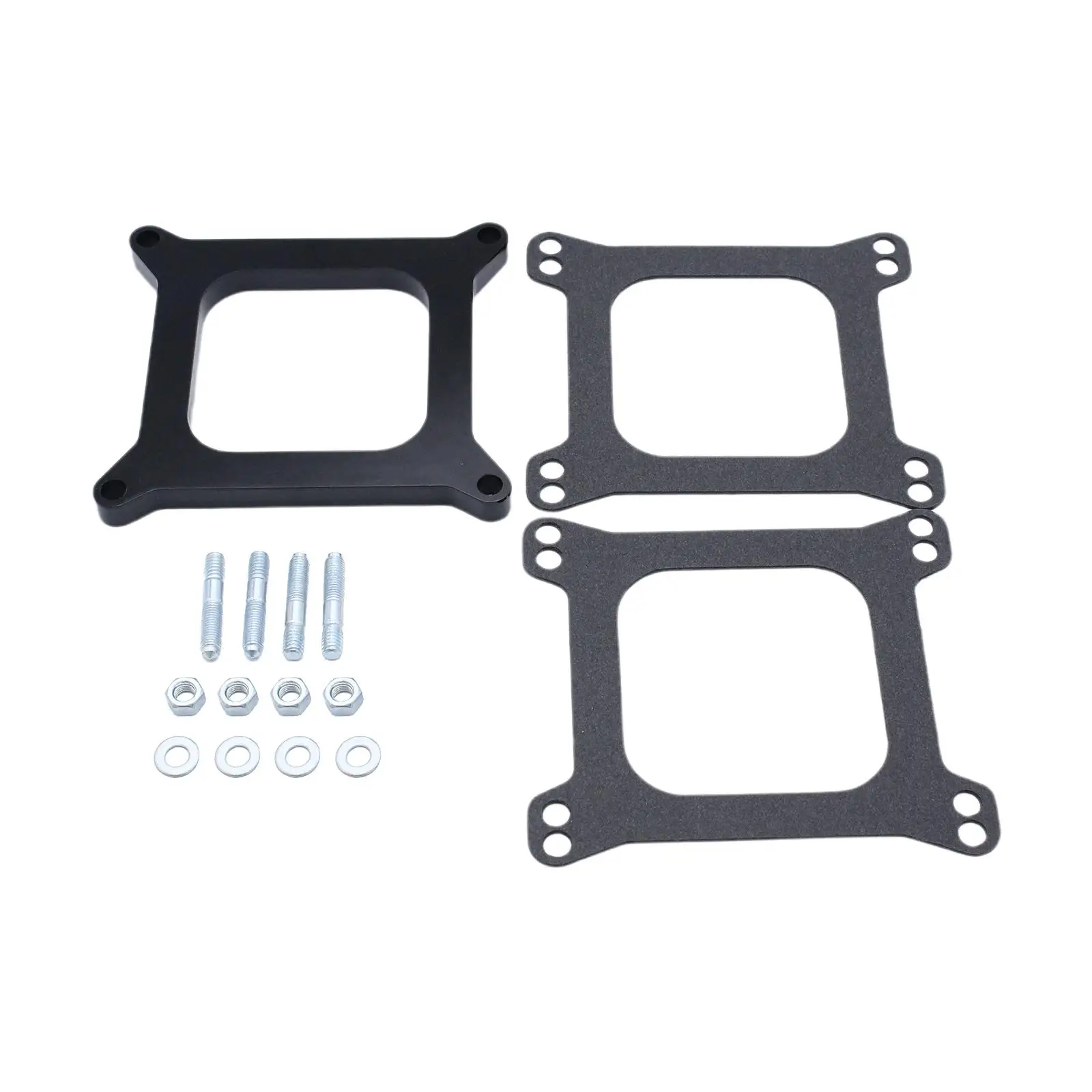 1/2 in Phenolic Carburetor Spacer R9139 Square Bore Open Center Holley