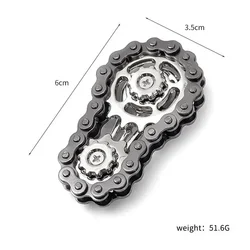 Enhanced Fidget Spinner for Stress and Anxiety Relief - Adult EDC Gear and Office Desk Toy (Black)