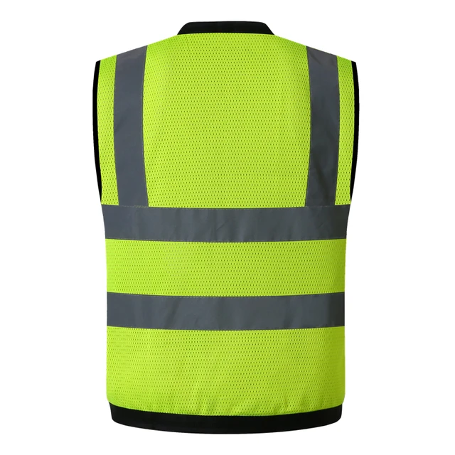 Reflective Safety Vest for Work with Pockets Safety Vest Engineer Hi Vis Mesh Safety Vest Reflective Surveryor 2