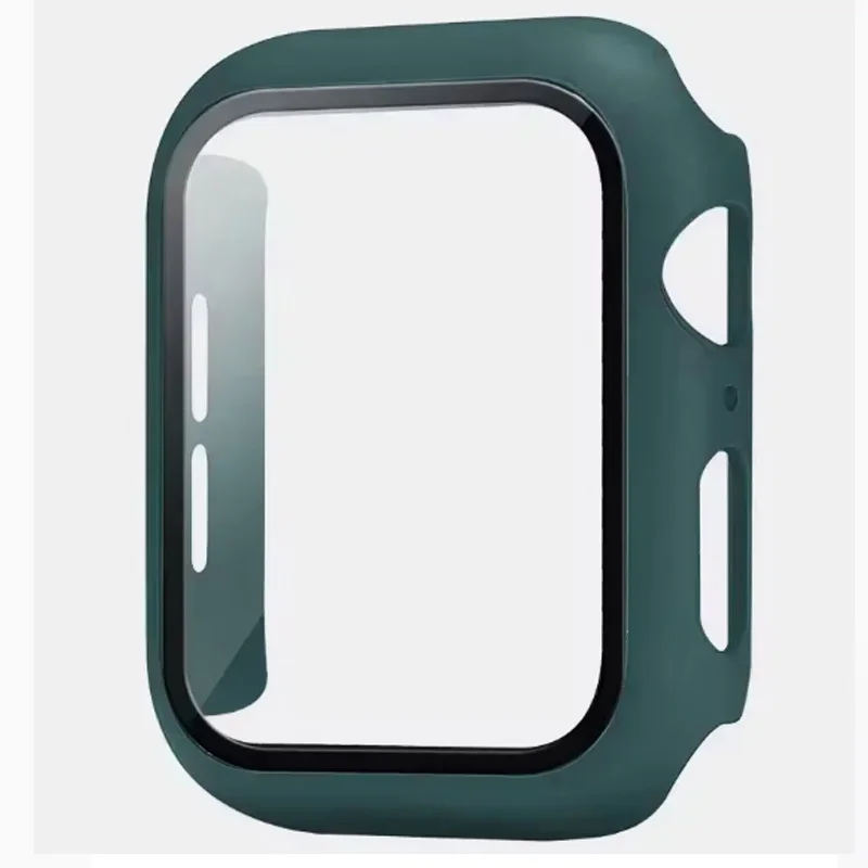 Apple Watch Matte Hard Bumper with Tempered Glass Screen Protector - 2025 Edition